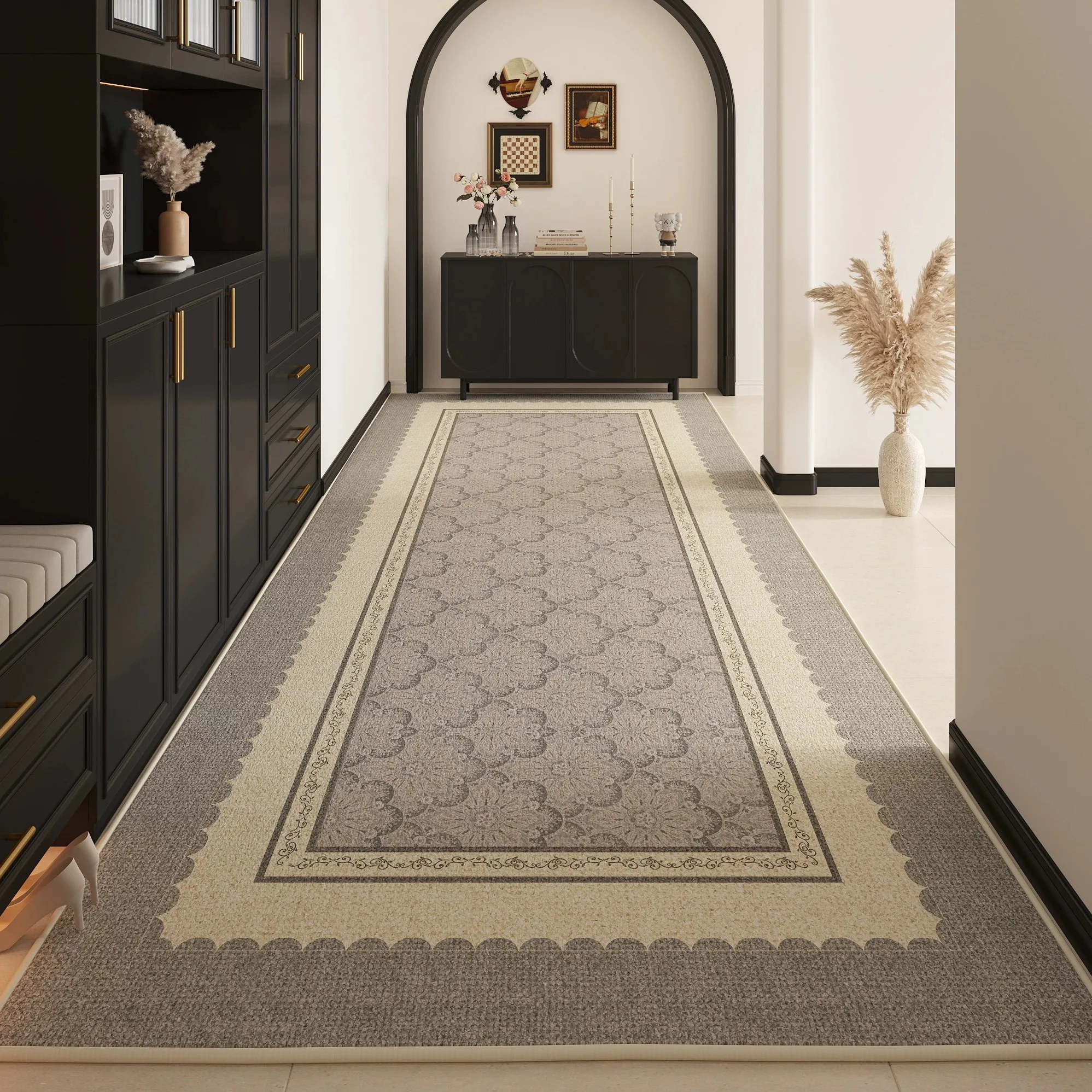Wabi-sabi Hallway Carpet Long Strip Runner Corridor Rugs Waterproof Easy Clean Non-slip Floor Mat Welcome Rug Entry Door Mats 러그
