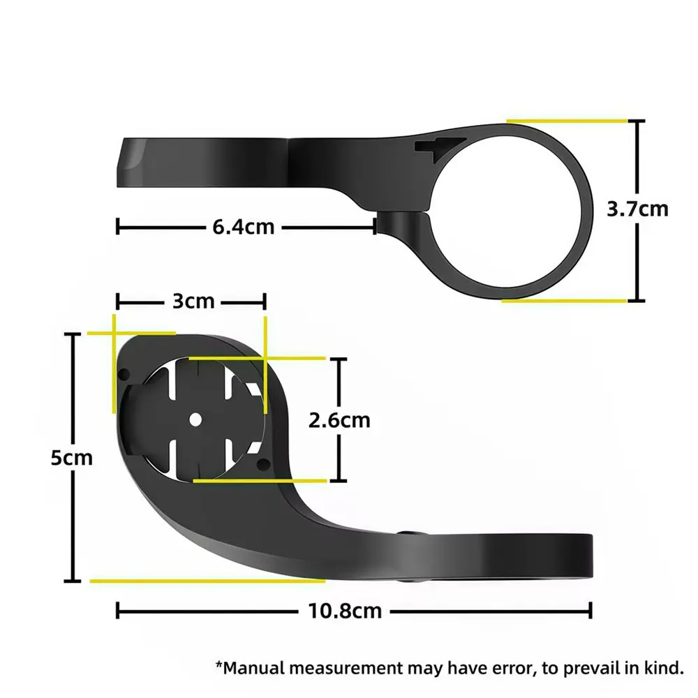 رائجة البيع دراجة الكمبيوتر قوس لتحديد المواقع متر قاعدة الطريق دراجة نارية المقود حامل تمديد يدعم ل Garmin igpsport XOSS