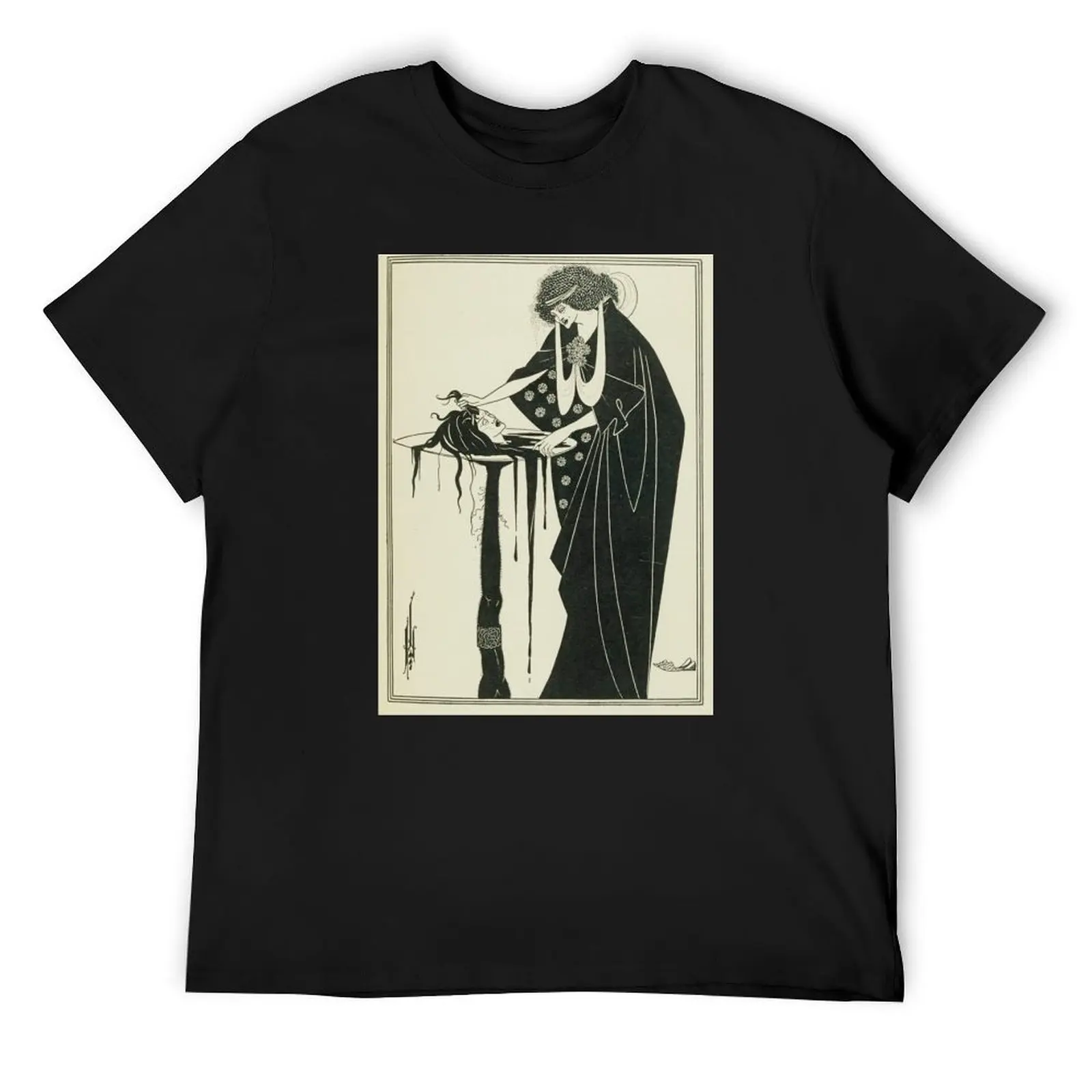 

AUBREY BEARDSLEY Salome Oscar Wilde - The Dancer's Reward T-Shirt custom t shirt sublime mens designer clothes
