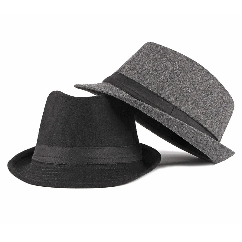 Men's Hats Fedoras Top Spring Summer Jazz Bucket Bowler Beret Chapeau Hats Fedora Hat Women Black Wedding Caps MZr01
