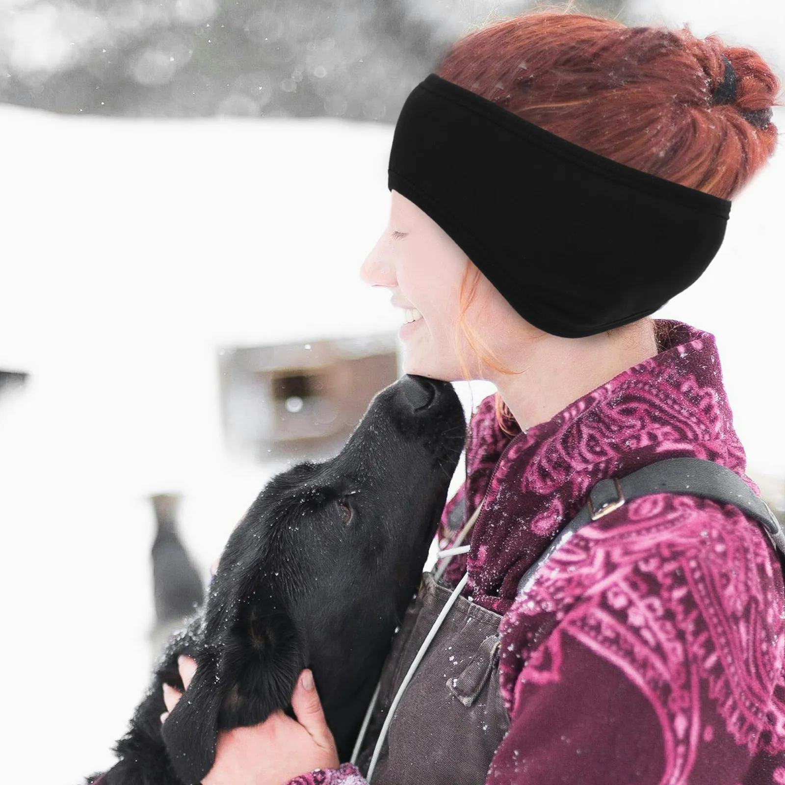 Noise Cancelling Sleep Ear Muffs Adjustable Winter Ear Warmers Noise Reduction Headband for Study Sleep Outdoor Use