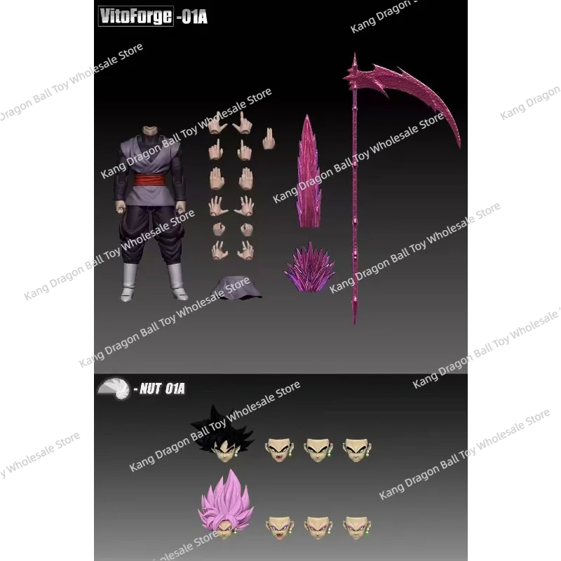 Vorbestellung VitoForge – The Scythe Lord Dragon Ball Black Goku Zamas Super Saiyajin Anime Modell Spielzeug Action Doll Collection Geschenke