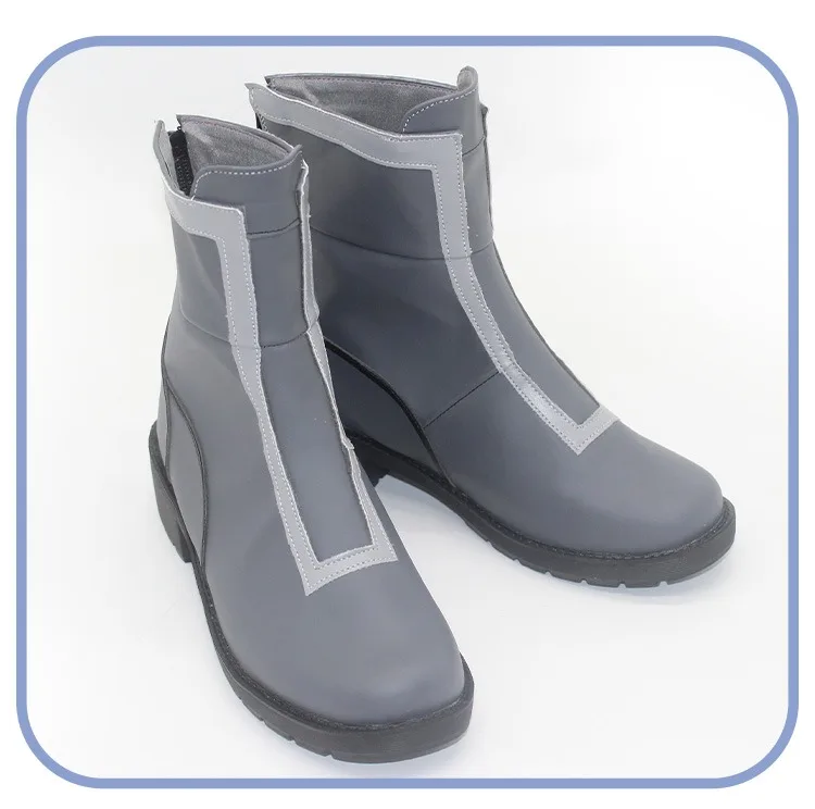 Motoko Kusanagi 코스프레 신발 PU 가죽 신발 할로윈 파티 부츠 애니메이션 액세서리 코스프레 소품 맞춤 제작