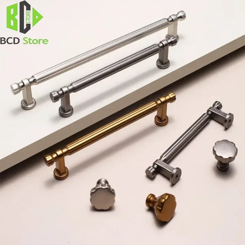 Chinese Antique Style Cabinets Wardrobes Door Drawer Knobs and Handles Retro Bedside Tables French Minimalist Luxury Furniture