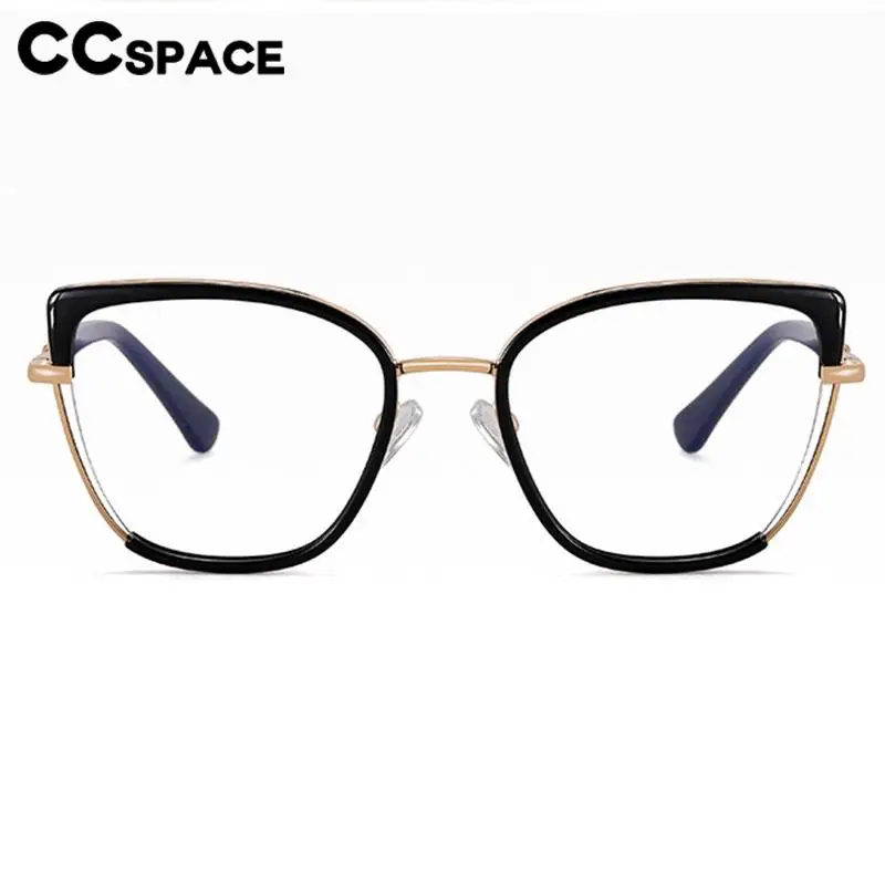 R57635 Tr90 Blue Light Blocking Glasses Frame Women Casual Spring Hinge Optical Presbyopia Eyeglasses Customizable Diopters