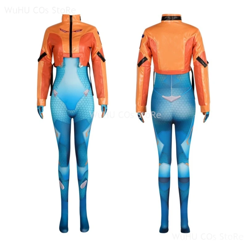 

Game Over Watch 2 Juno Cosplay Fullset Support Hero Clothes Costume Wig Suit Halloween Carnival Outfit Juno Teo Minh Women Girls