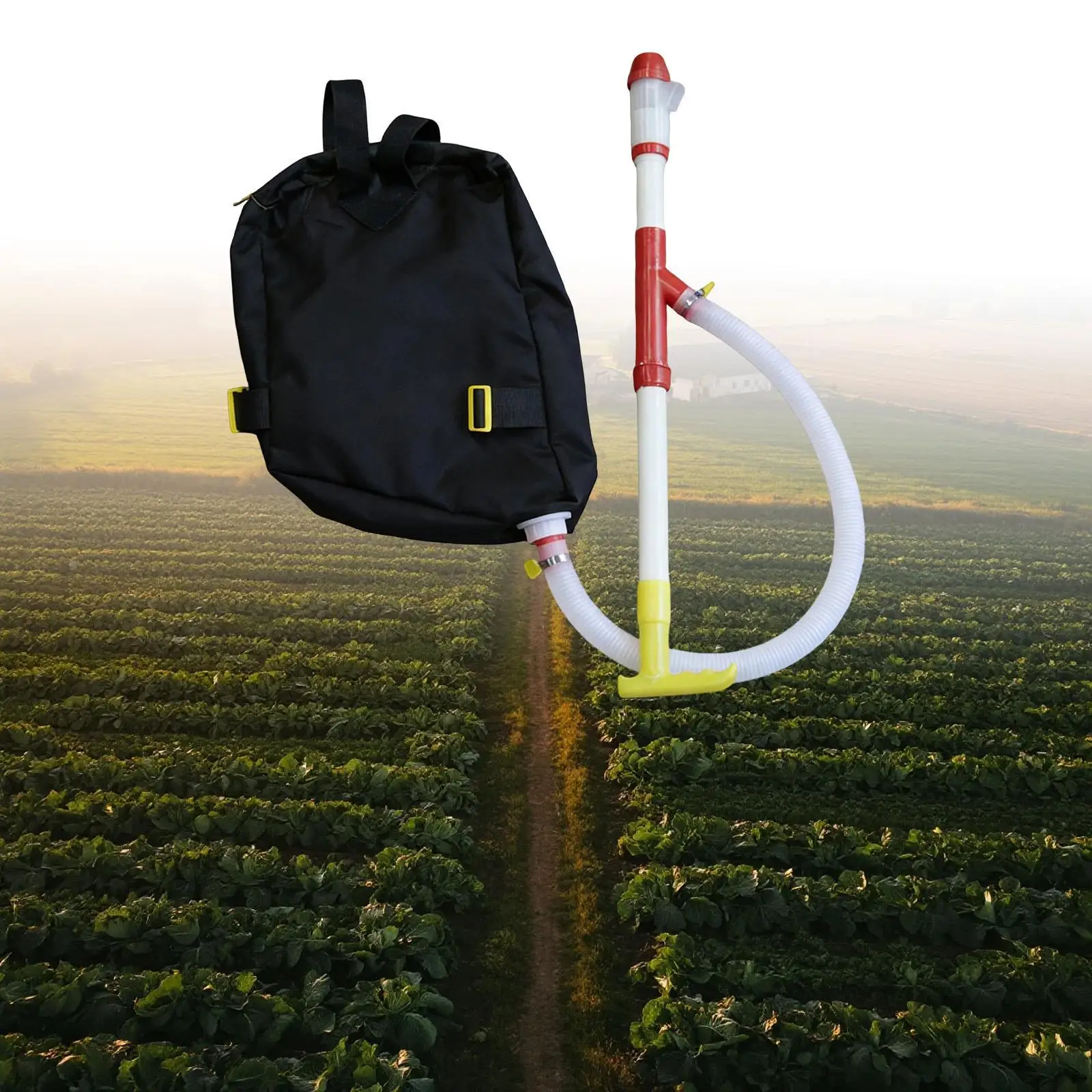 Portable Fertilizer Distributor Granular Sprayer Backpack Durable Oxford Applicator Bag for Plants Lawn Farm Outdoor