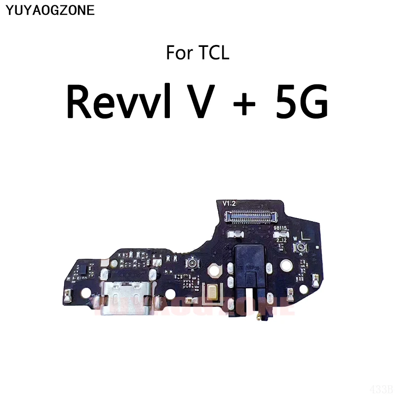 USB Charge Dock Socket Port Connector Flex Cable For TCL Revvl 4 5007Z 5007W Plus 5062 5G T790W/Z 6 Pro Charging Board Module