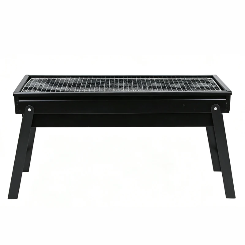 Portable Outdoor Smokeless Folding Charcoal Grill Small Home Garden Grill with Machine