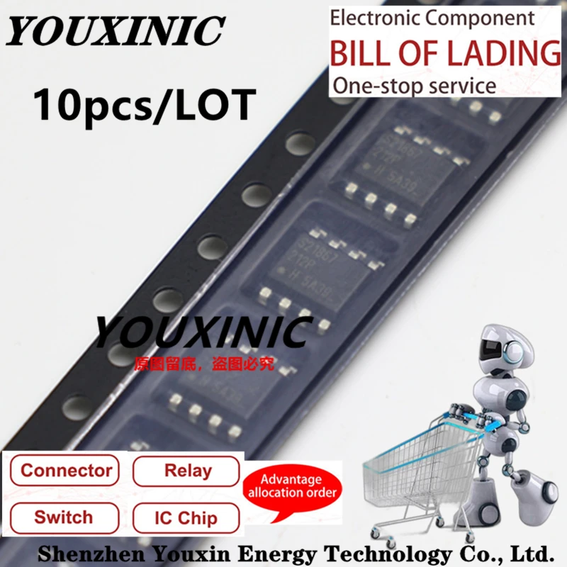 

YOUXINIC 2018+ 100% new imported original IRS21867STRPBF IRS21867S S21867 SOP-8 600V High Side and Low Side Gate Driver IC