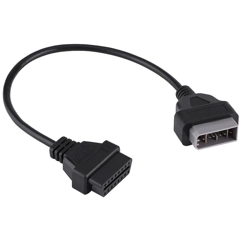 14 Pin To 16 Pin OBD Adapter Cable For Nissan Vehicles ELM327 Diagnostic Scanner Extension Tool