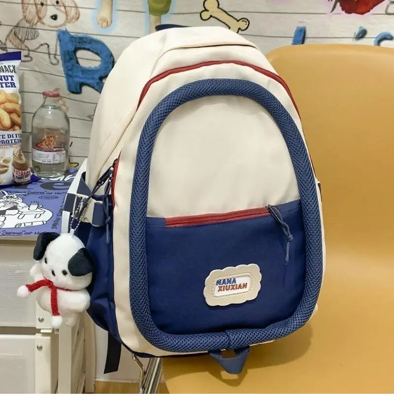 

School Bookbag Nylon Casual Travel Laptop Bag Backpack for Student Girls