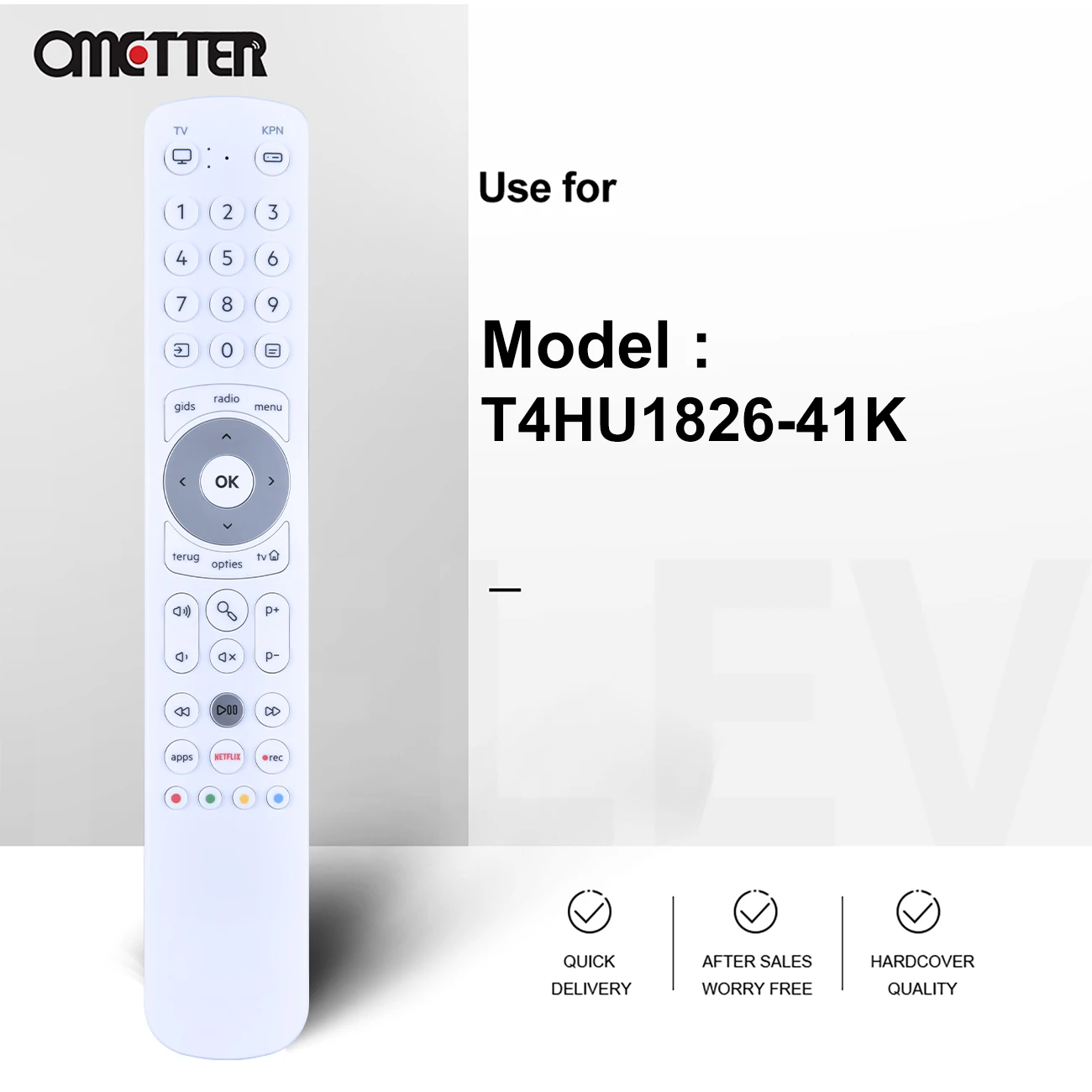 New T4HU1826/41k Notus L5 for KPN Original Remote Control