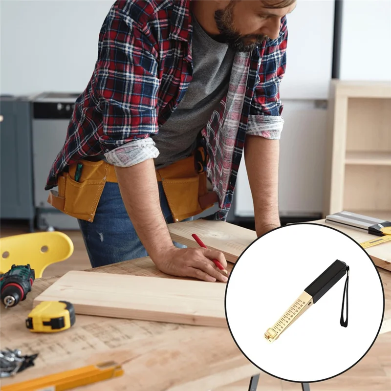 AEE8-Door-Gap Measuring Tool, 1-15Mm Fire Door-Gap Gauge Checker, Feeler Gauges For Engineering Inspection Measurement