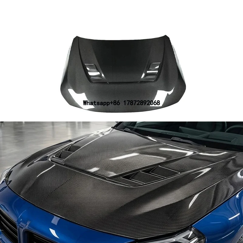 For G42 220i 220d 230i 240i G87 M2 CS 2023-2026 Dry Carbon Fiber Alpha N Style Front Engine Hood Bonnet Cover 41618082029