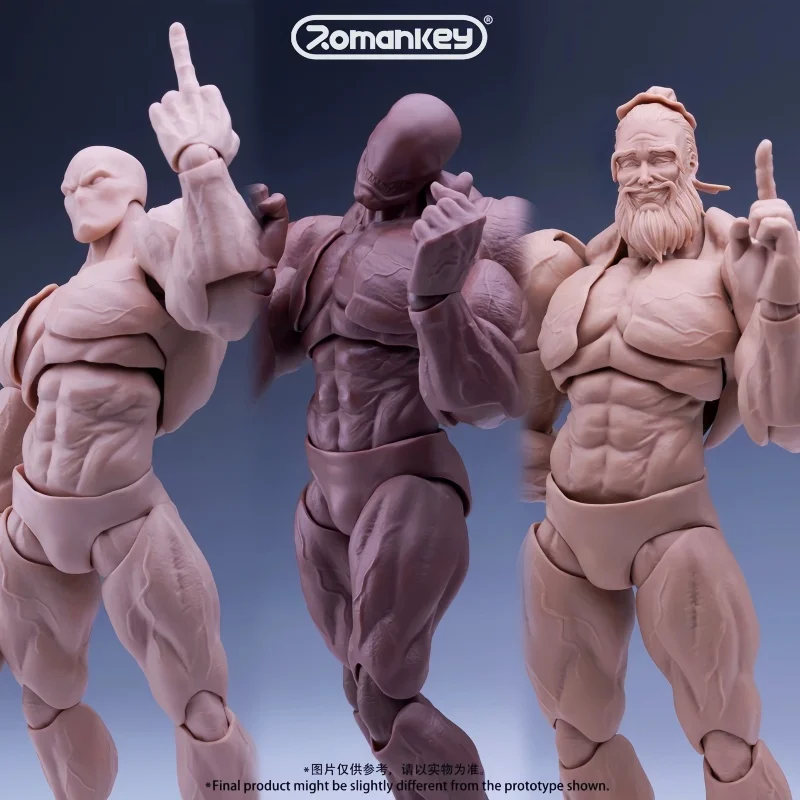 

Romankey UMS003 1/12 Scale Male Soldier Action Figure 18cm Big Guy with Super Flexible Joint Body And Strong Muscle Doll Model