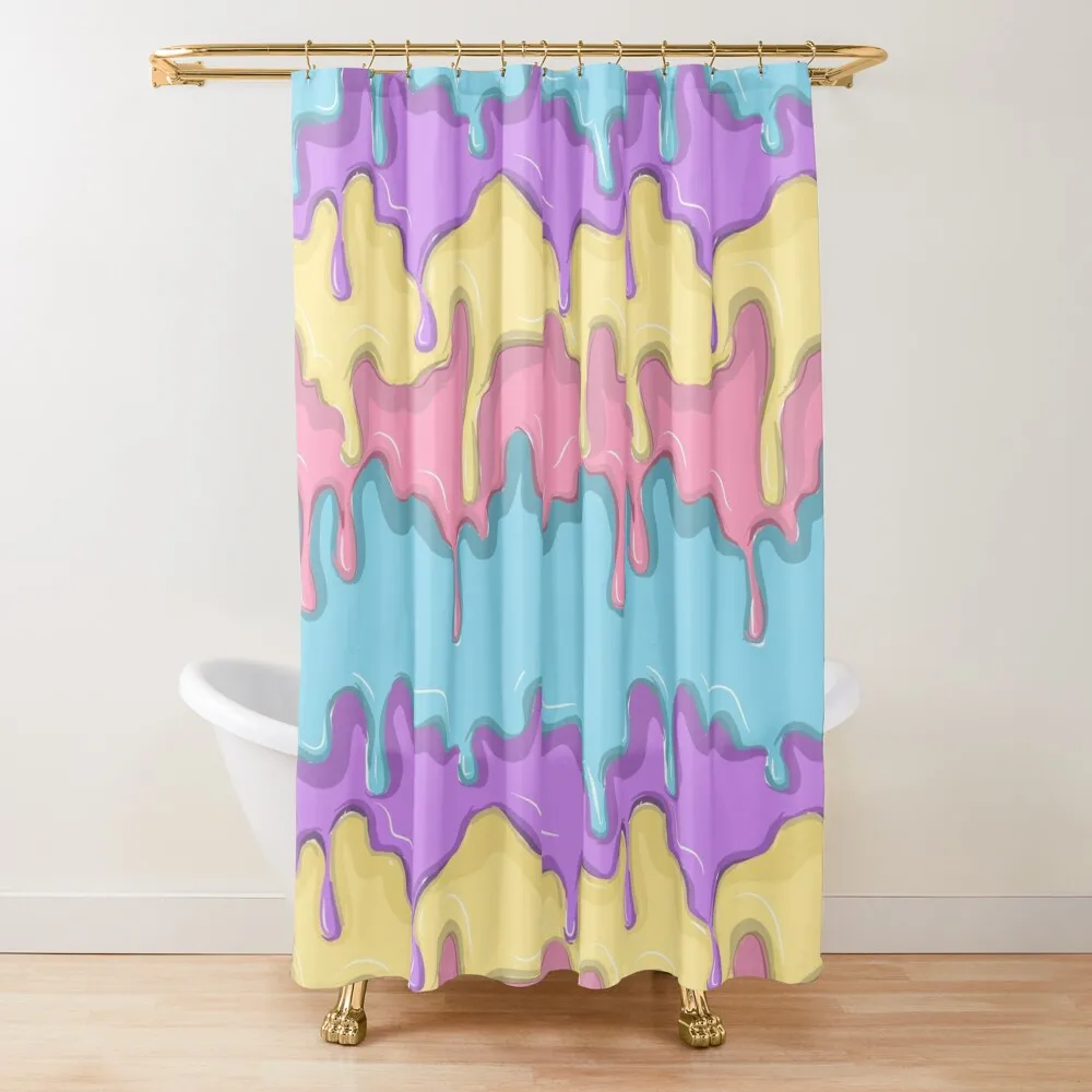 

Пастельная слайм-дизайн Занавеска для душа для ванных комнат с красивым дизайном Роскошная занавеска для душа в ванной комнате