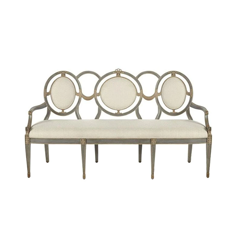 

Solid wood sofa, beauty chair, hotel meeting chair