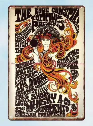 Peanut Butter Conspiracy Whisky A-Go Go San Francisco concert poster