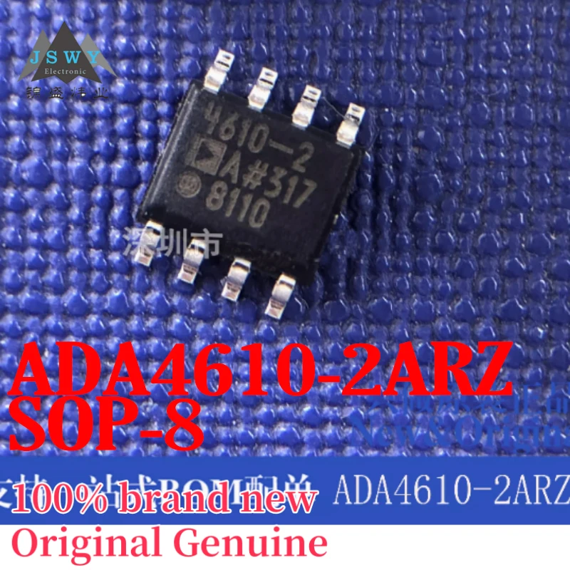 

(3/30 pieces) ADA4610-2ARZ, silkscreened 4610-2, SOIC-8 package, brand new, original, free shipping.