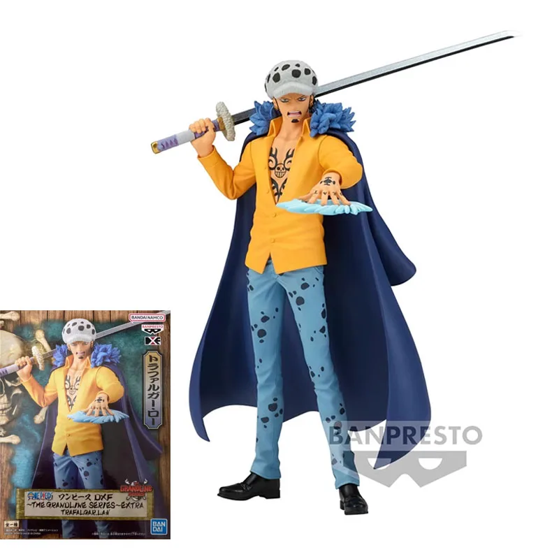 BANDAI DXF One Piece Trafalgar Law Eustass Kid The Grandline Men Extra Anime Action Figures Toys For Boys Girls Kids Gift Model