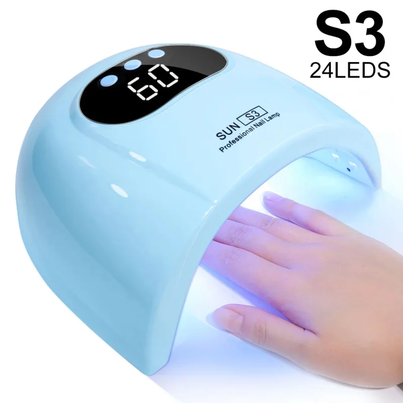 Lampe à ongles UV LED – Séchoir à polymérisation rapide pour vernis gel |   Utilisation professionnelle à la maison ou au salon |   Idéal pour les manucure de bricolage