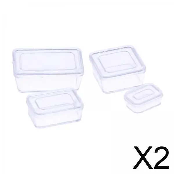 

Аксессуары для кукольного домика, миниатюрные аксессуары, масштаб 1, 12, набор крошечных ланч-боксов для мини-игрушек и декоративной сцены