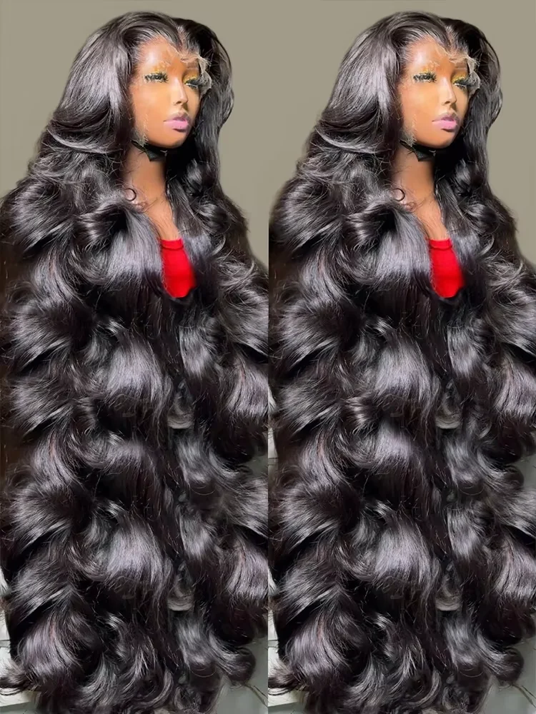 

Luvkiss 250 Density 13x6 Body Wave Human Hair Wig Brazilian 13x4 30 Inch Lace Front Human Hair Pre Plucked HD Lace Frontal Wigs