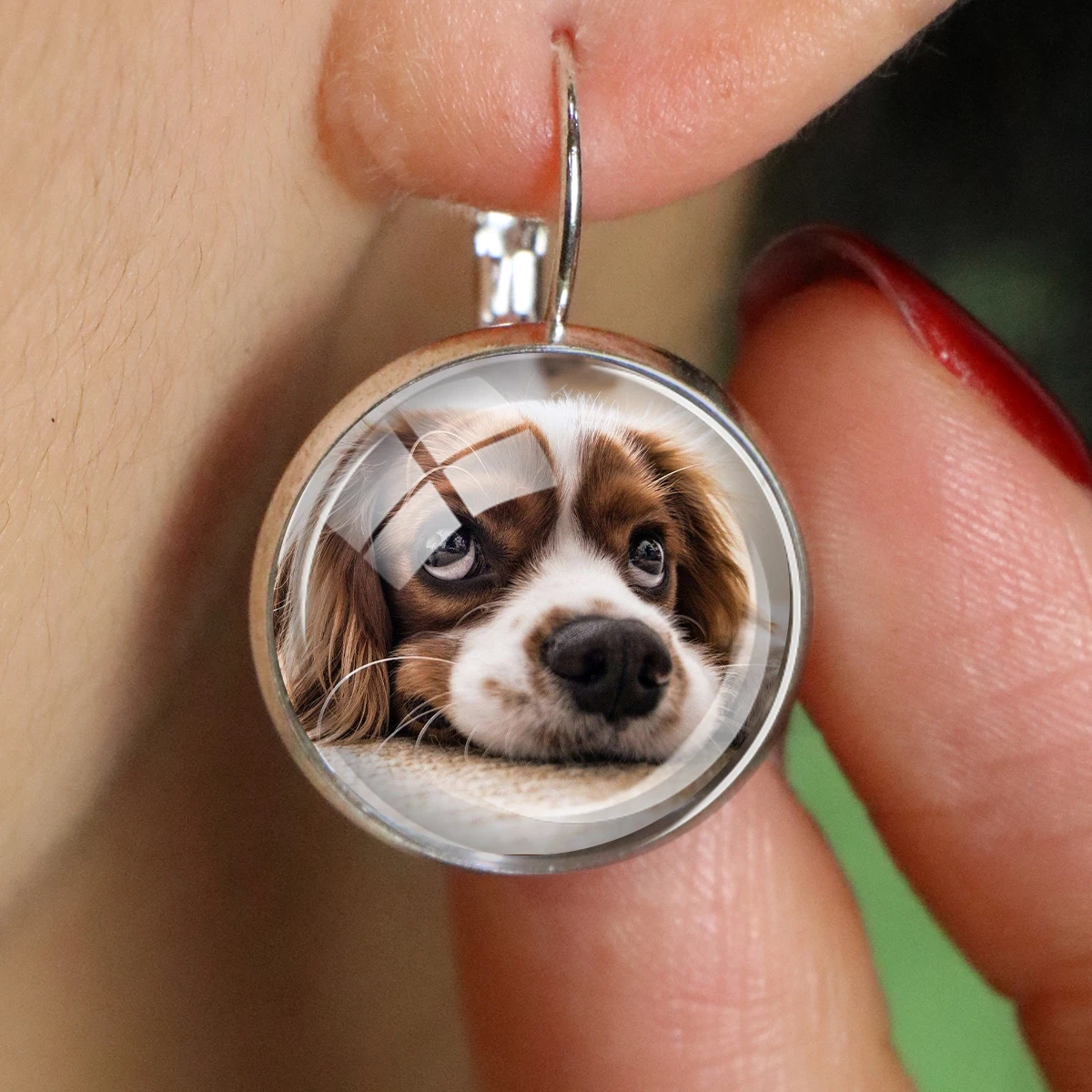 ต่างหูรูปภาพสั่งทำพิเศษ, ต่างห - Pet Portrait Custom บทวิจารณ์และราคา