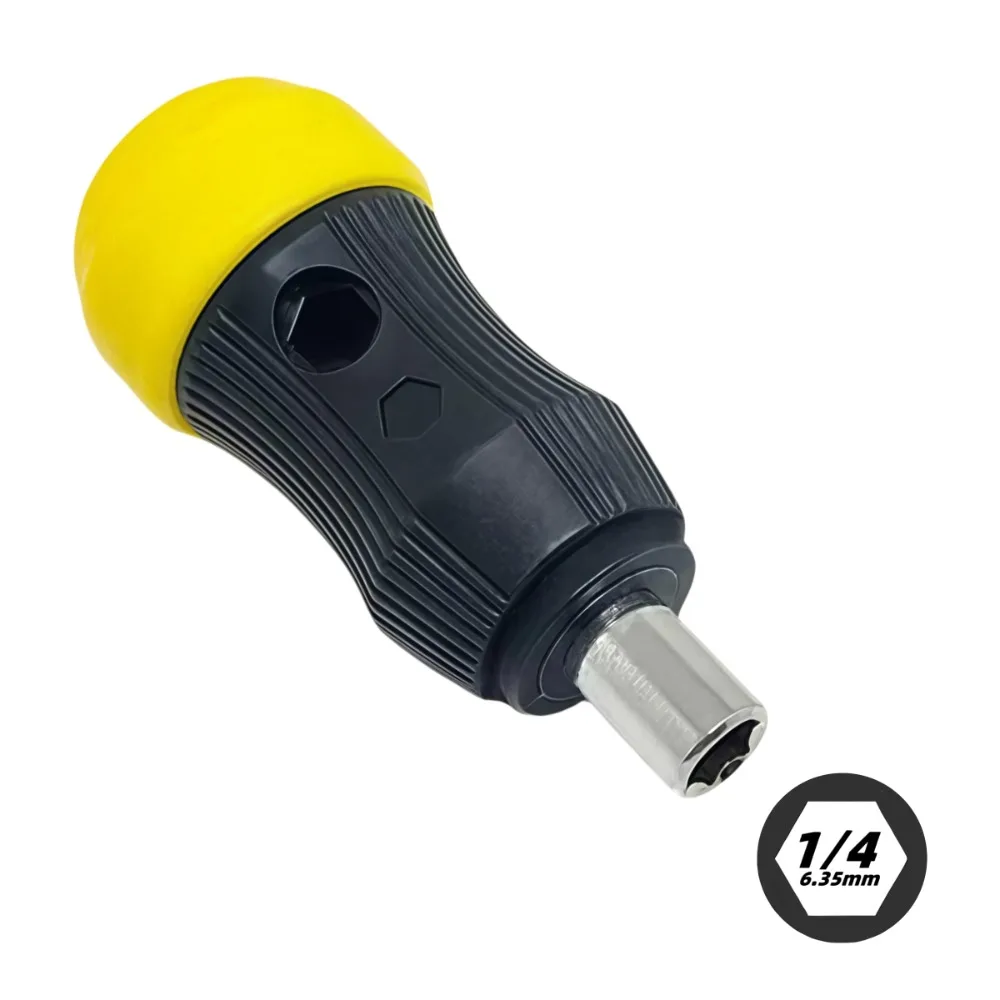 11-in-1-Schraubendreher-Set mit kurzem Griff und Phillips-/Flach-/TORX-Bits mit hoher Härte, tragbare Mini-Multifunktions-Reparaturwerkzeuge – Detail 6