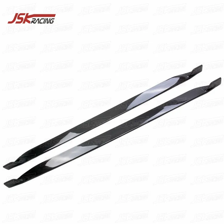 HENNES STYLE CARBON FIBER SIDE SKIRTS for 2015-2016 FORD MUSTANG GT