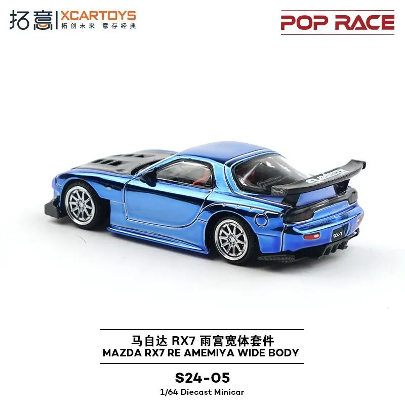 XCARTOYS POPRACE 1:64 alliage MAZDA RX7 FD modèle de voiture de course Super vitesse Collection jouet cadeaux de noël pour les enfants
