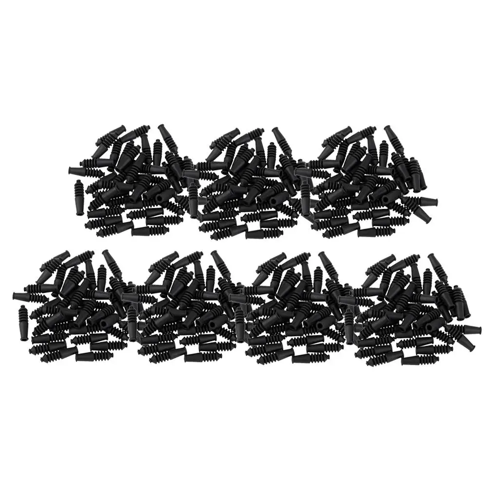 

280 Pieces Rubber Bike V Brake Noodle Boots Road Sleeve Components Parts