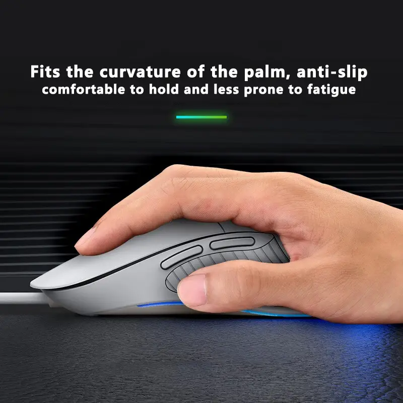 ماوس سلكي INPHIC B2 USB صامت للألعاب والمكتب للكمبيوتر الشخصي واللاب توب - 3