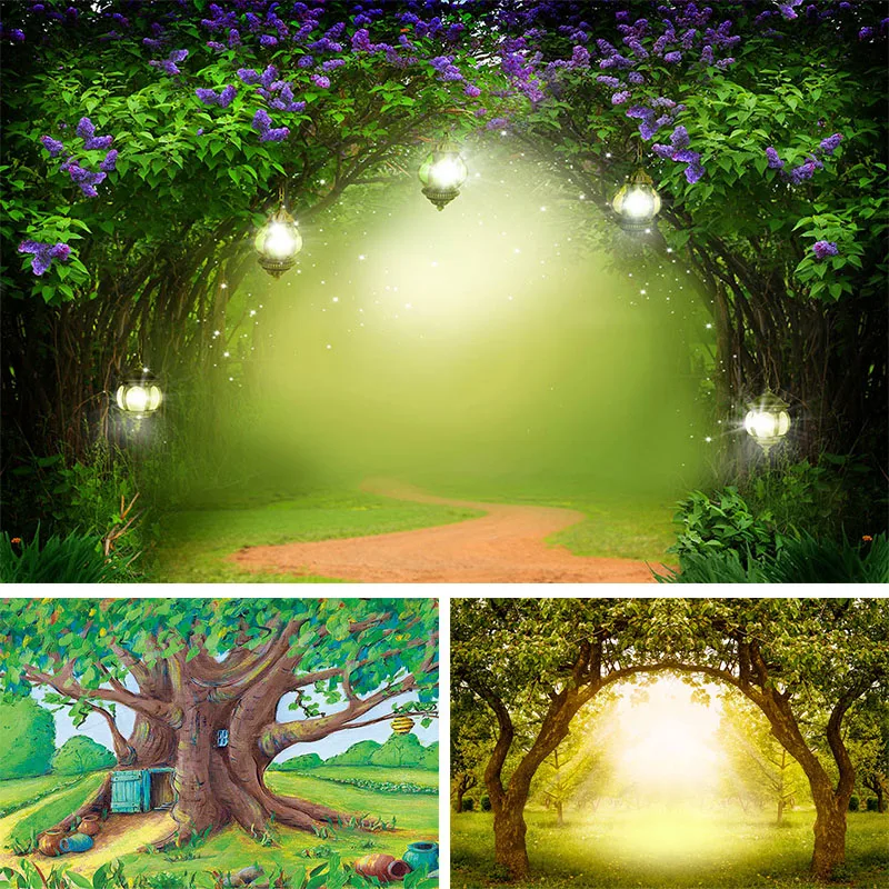 

Spring Forest Background for Photographic Professional Photography Studio Props Children Adult Portrait Photo Backdrop Photocall