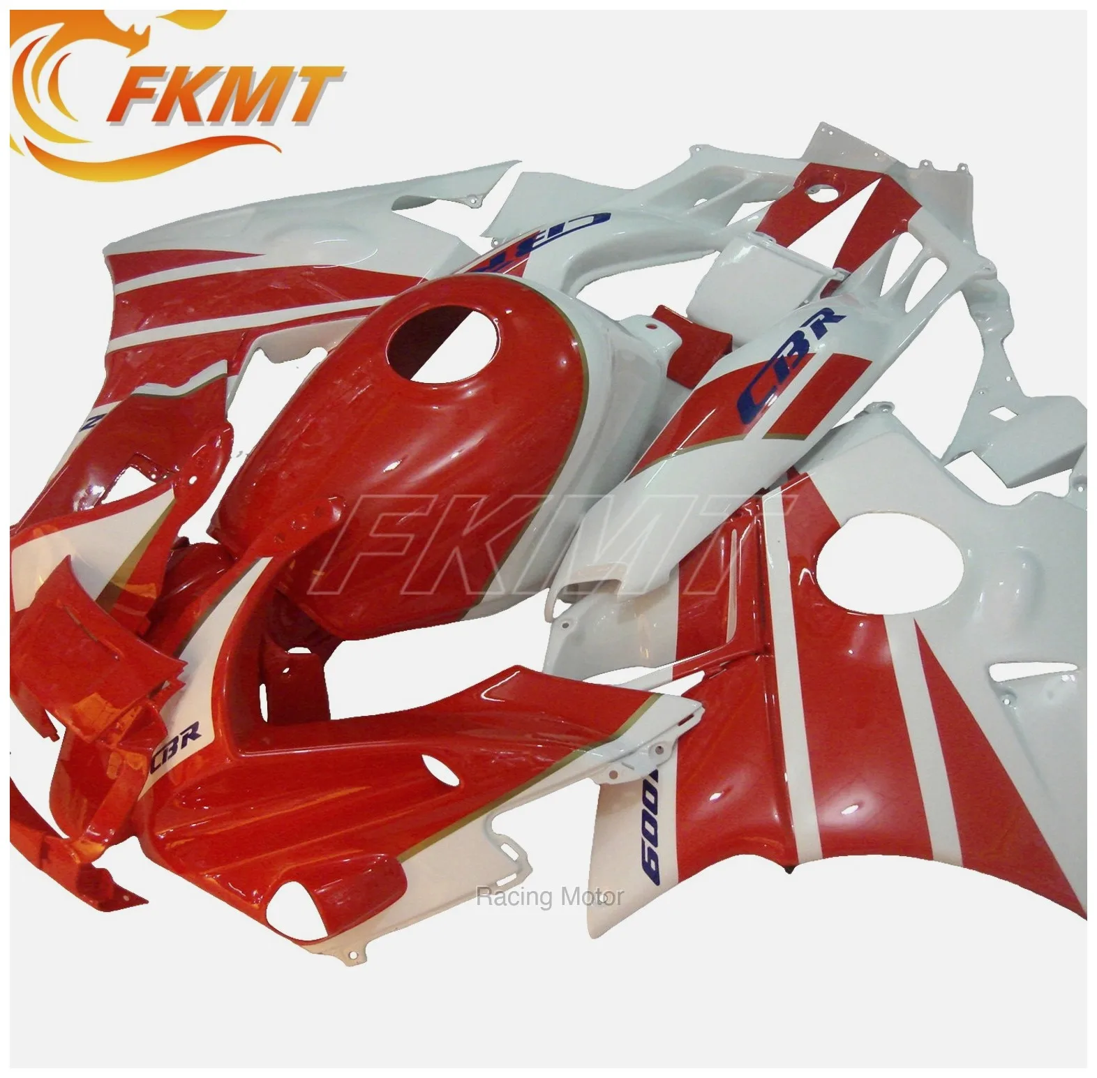 Customized Bodywork Fairing Set - ABS Plastic Motorcycle Fairing Kits for HONDA CBR600F2 CBR 600F2 CBR600 F2 91-94 Fuel Tank Bod