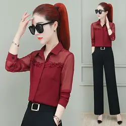 New Spring and Autumn Shirt for Women's Clothing with Hong Kong Flavor Light Ripe Top Stylish and Trendy Style