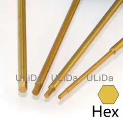 Titanium Nitride TiNi Hex ScrewDriver Slotted Screwdriver  Phillips Screwdriver Tip Steel Bit