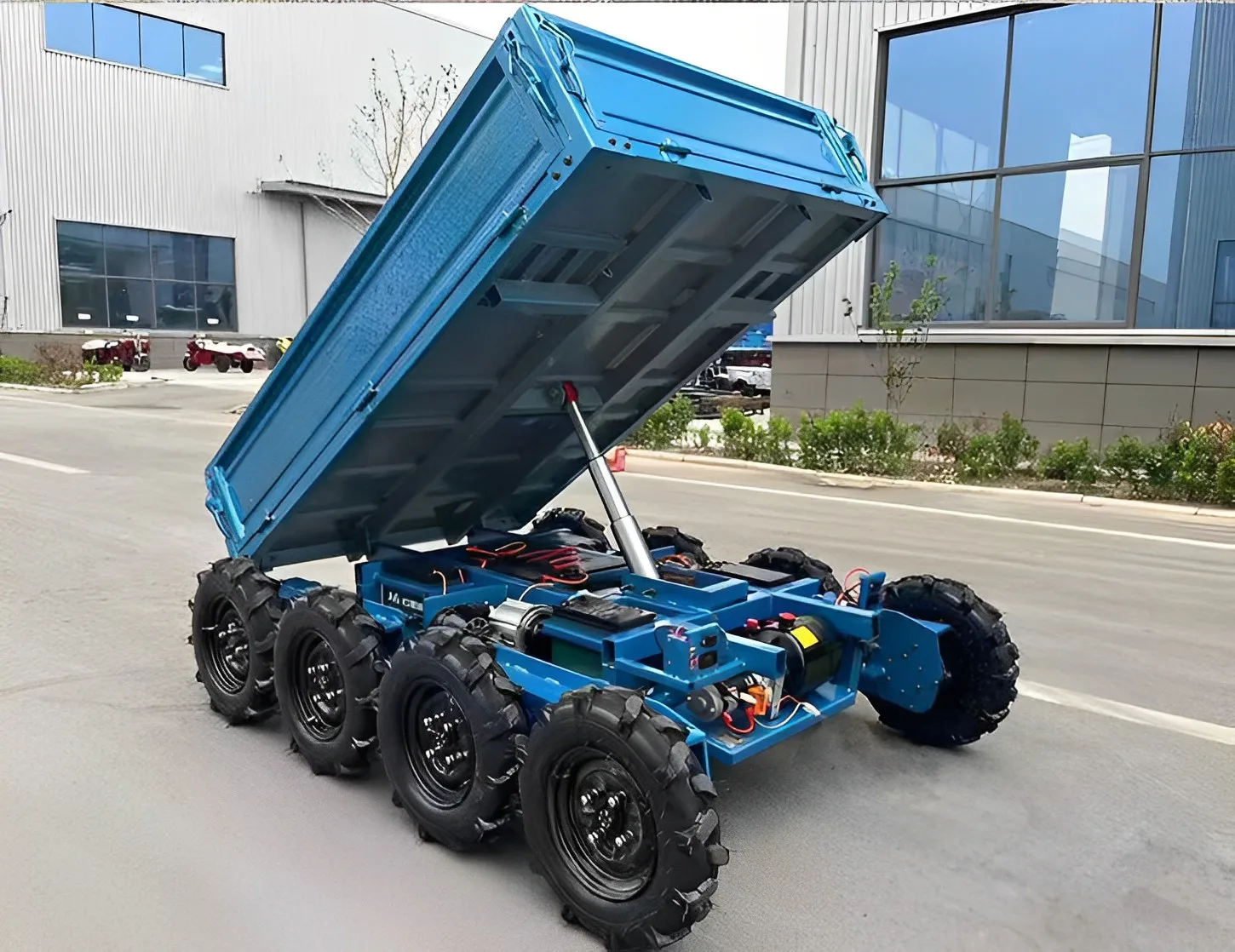 Farm Trailer Agriculture Electric Ugv Robot Trolley Carrier Vehicle