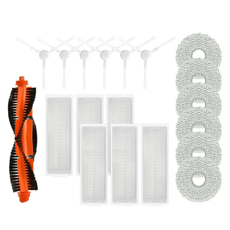 Xiaomiロボット掃除機用の交換用モップパッド,メインブラシ,HEPAフィルター,スペアパーツ,アクセサリー,x20,c101と互換性あり