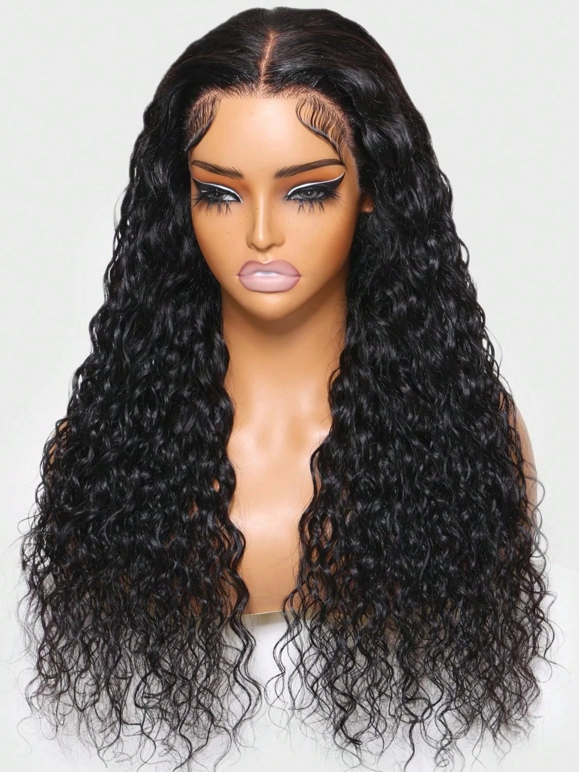 خصلات الشعر المستعار الإنسان موجة المياه 5x5 الدانتيل عقدة غلويليس الباروكات شعر الإنسان قبل قطعها مع شعر الطفل وضعه والذهاب الباروكات 20 بوصة