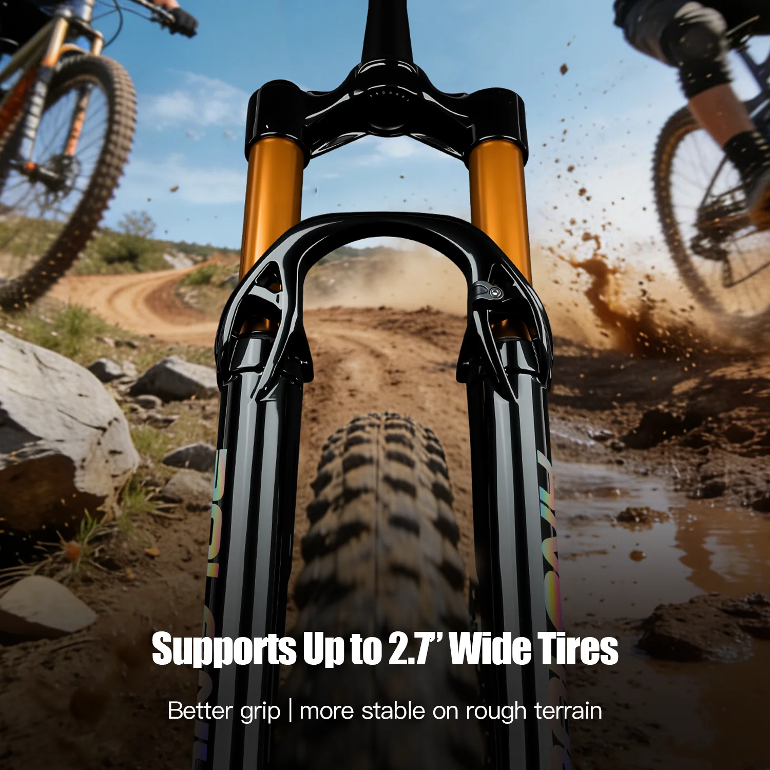โช้คจักรยานเสือภูเขา BOLANY แบ - Mtb Fork Air บทวิจารณ์และราคา