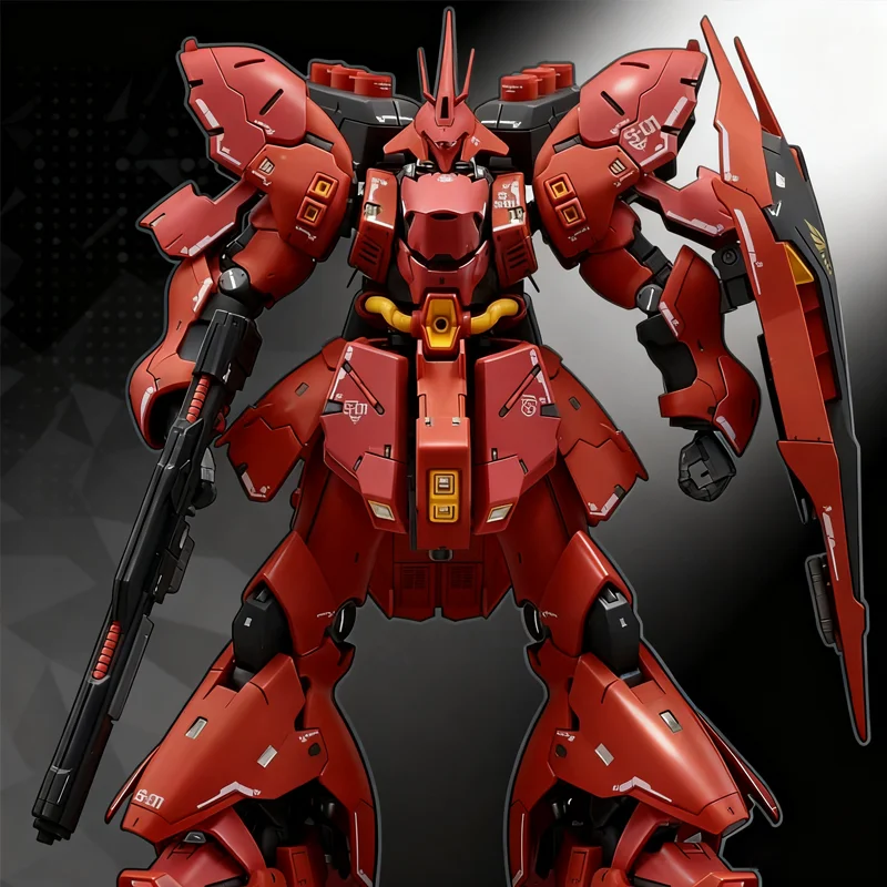 

Gao Gao Rg 1/144 Sazabi Comes With Water Decals Support Assembly Model Kit Action Figures Desktop Ornament Collectable Toy Gift