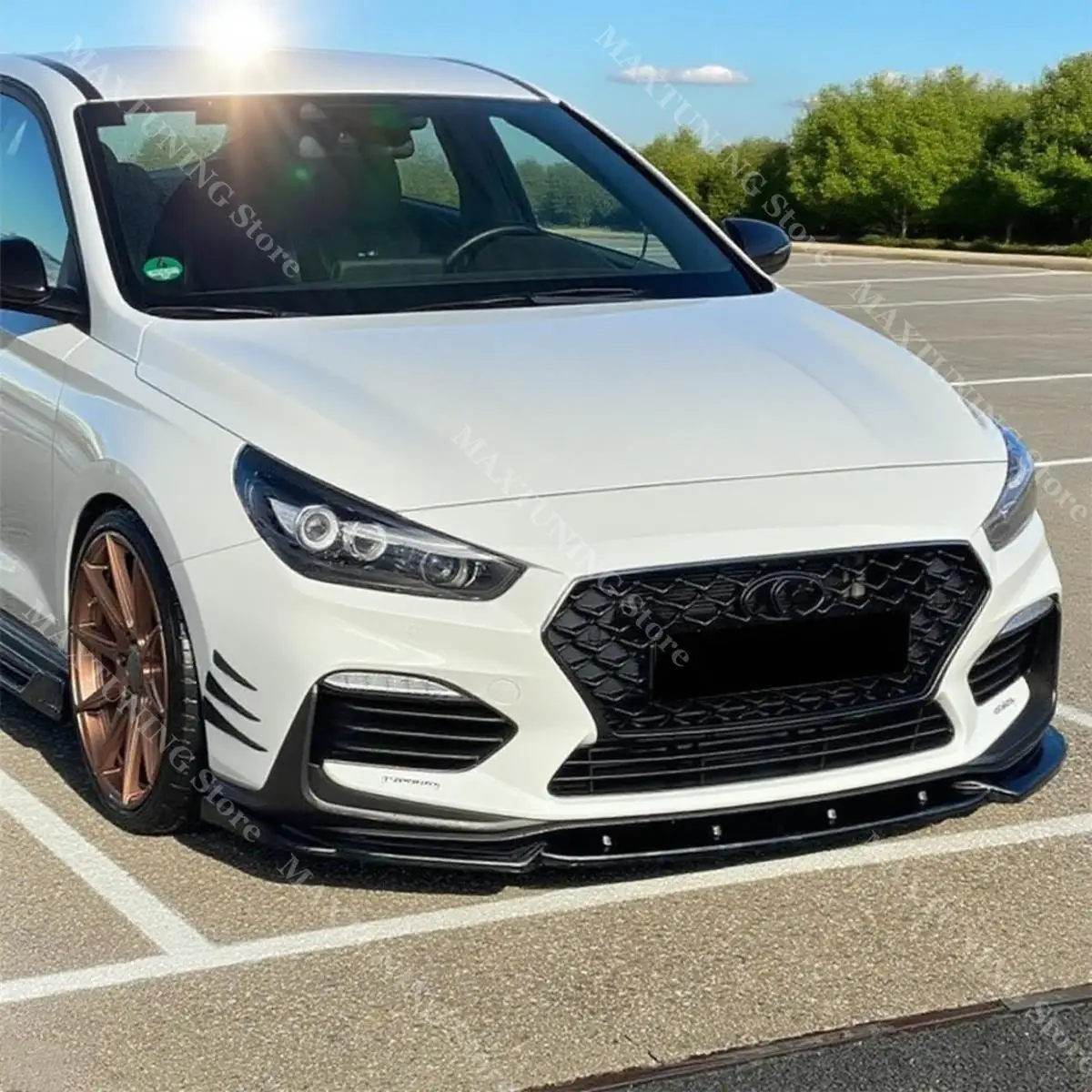 

Для Hyundai I30N MK3 2017-2019 MK3.5 2020-2024 передний бампер, спойлер, разделитель губ, диффузор, нижняя защита, защитные обвесы, комплекты тюнинга