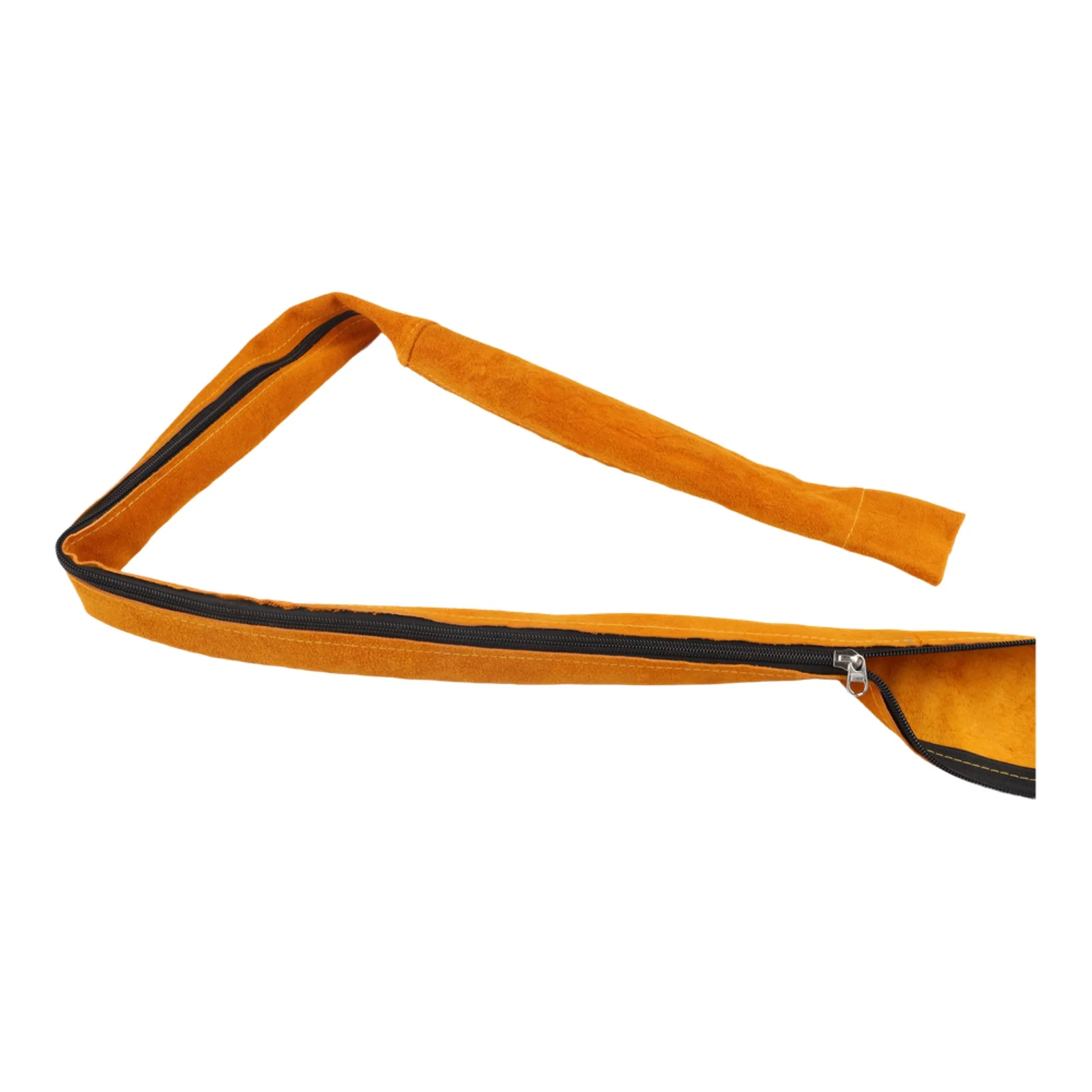 cable-protector-cowhide-sheath-double-layer-cowhide-wear-resistant-flame-retardant-zipper-closure-welding-torch