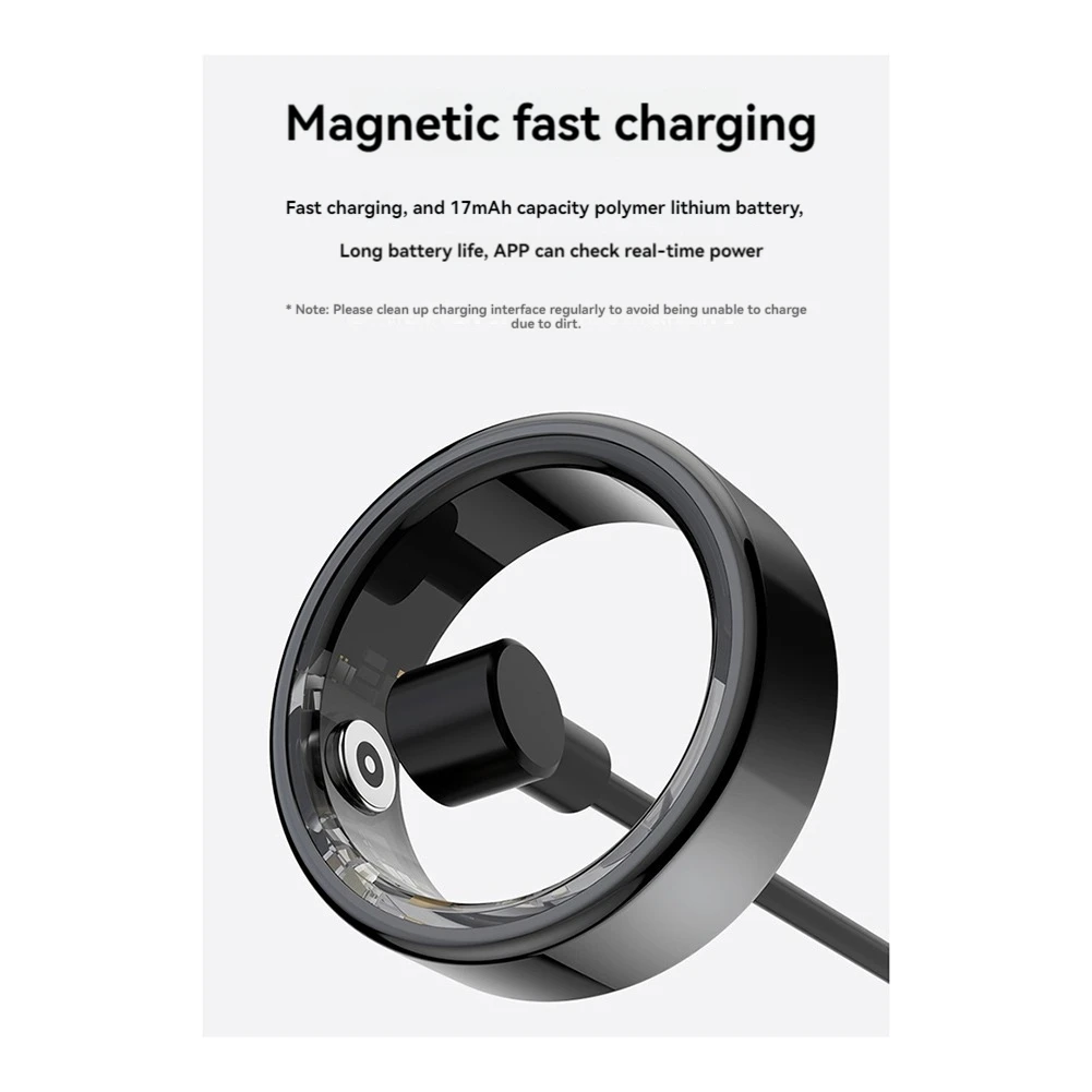 

ABKQ-R02 Smart Ring Health Monitoring IP68 Waterproof Multi-Sport Modes For Android For IOS