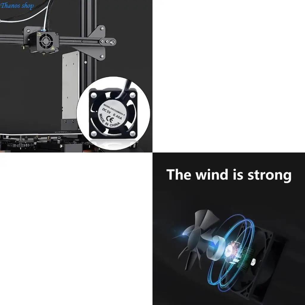 

2510 охлаждающий вентилятор 5 В/0,4a для эффективного охлаждения для электроники и вычислений x37a p1p