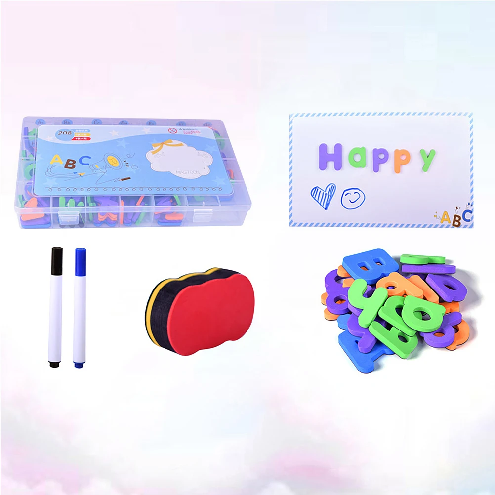 

Magnetic Letter Stickers DIY Mini Refrigerator Fridge Small Child EVA Material Long Lasting Easy Clean Refrigerator Decor Home