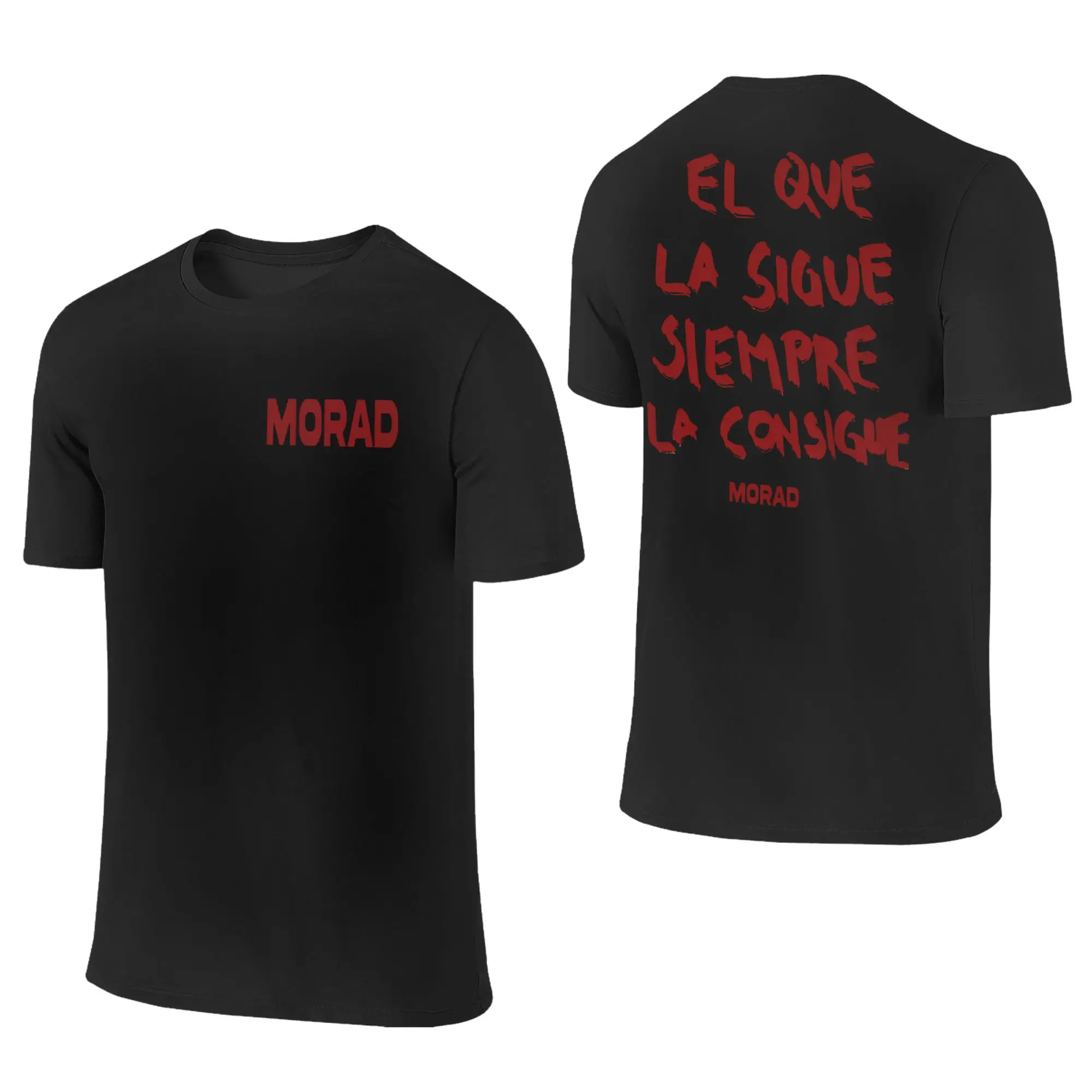 2026 Morad Sigue Tour  Men T Shirts  Vintage Tee Shirt Short Sleeve Round Collar T-Shirt Pure Cotton New Arrival Tops