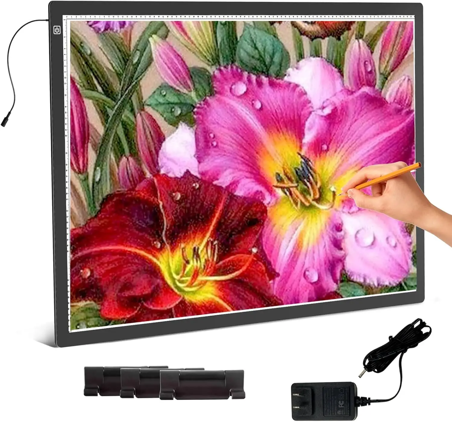 

A1 Large LED Light Board for Diamond Painting, Tracing Pad with Dimmable Brightness and Eye Protection